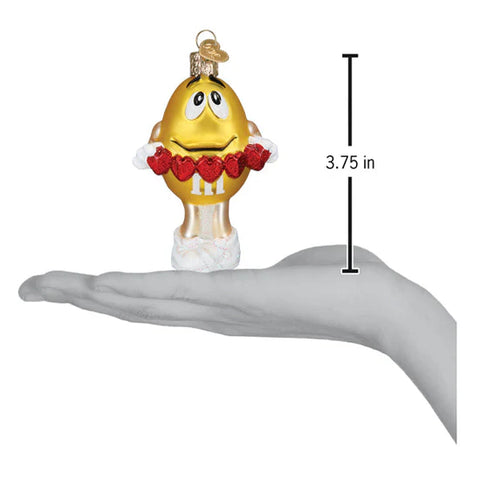 M&M'S Yellow Love You Ornament, 3.75"