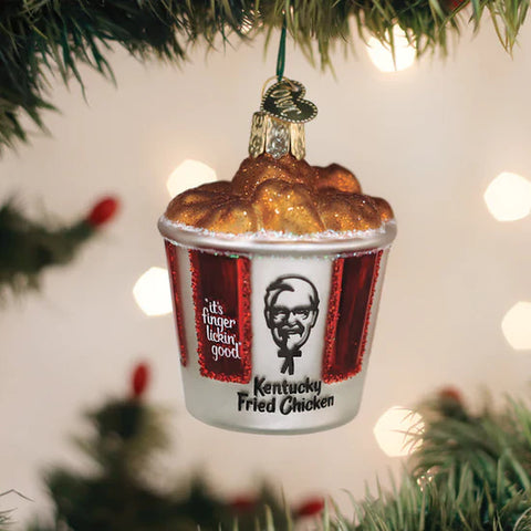 KFC Bucket Of Chicken Ornament, 2.75"