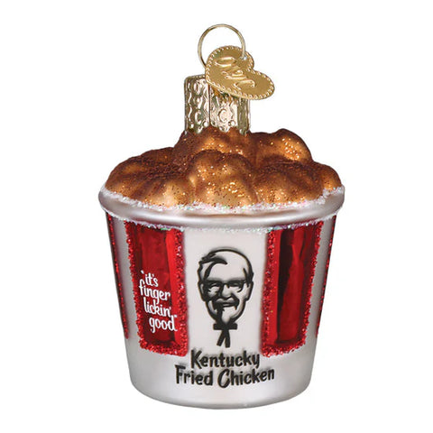KFC Bucket Of Chicken Ornament, 2.75"
