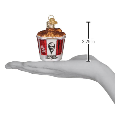 KFC Bucket Of Chicken Ornament, 2.75"