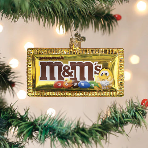 Peanut M&M's Ornament, 4"