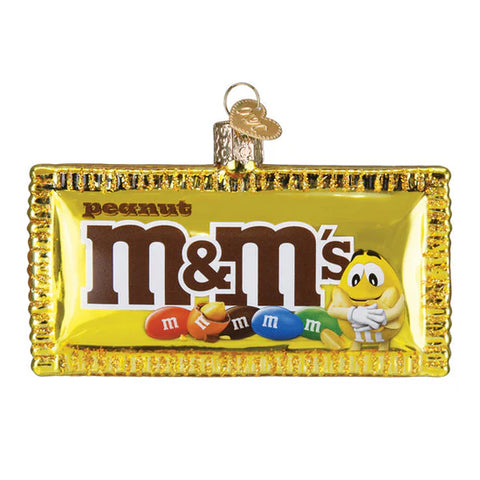 Peanut M&M's Ornament, 4"