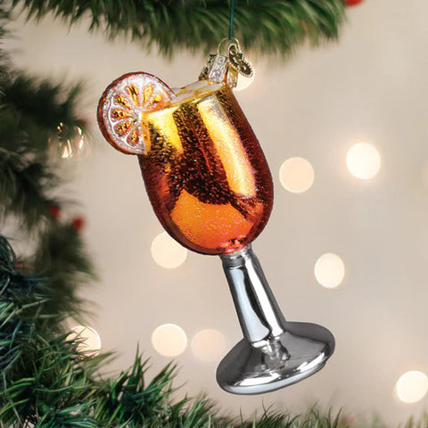 Aperol Spritz Ornament, 4.25"