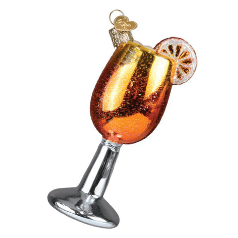 Aperol Spritz Ornament, 4.25"