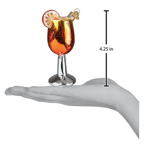 Aperol Spritz Ornament, 4.25"