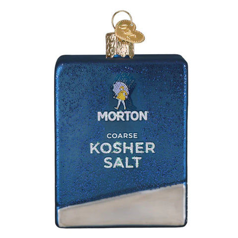 Morton Kosher Salt Box Ornament, 3"