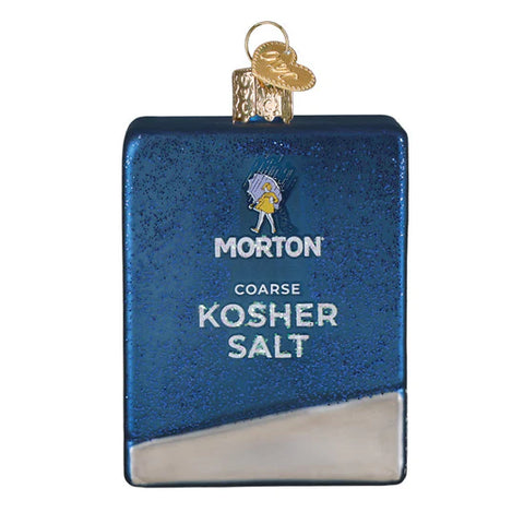 Morton Kosher Salt Box Ornament, 3"