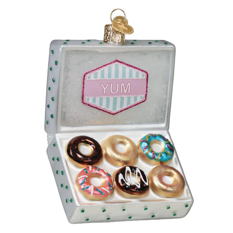 Box Of Donuts Ornament, 4.75"