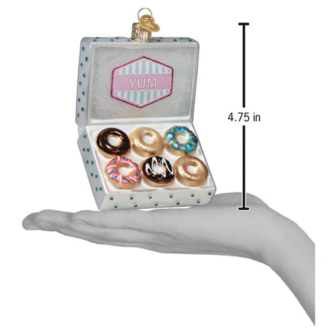 Box Of Donuts Ornament, 4.75"
