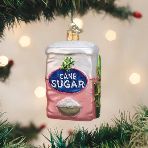 Bag Of Sugar Ornament, 3.5"