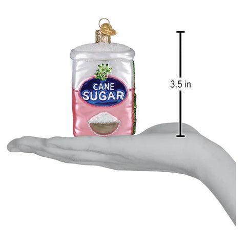 Bag Of Sugar Ornament, 3.5"