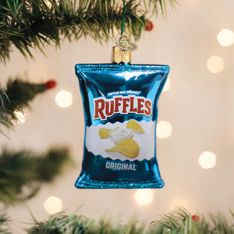 Ruffles Original Chips Ornament, 3.25"
