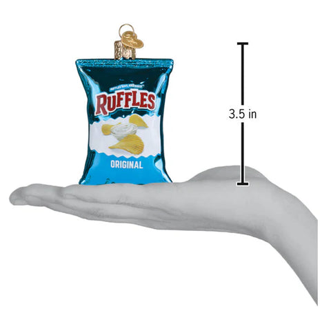 Ruffles Original Chips Ornament, 3.25"