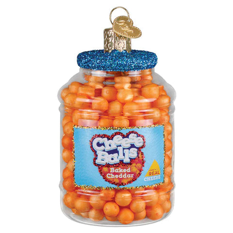 Cheese Balls Ornament, 3.5"