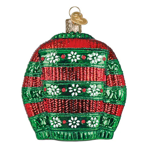 Yippee Ki Yay Sweater Ornament, 4"