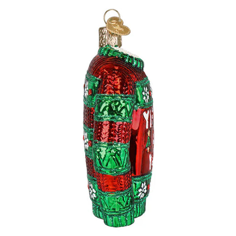 Yippee Ki Yay Sweater Ornament, 4"