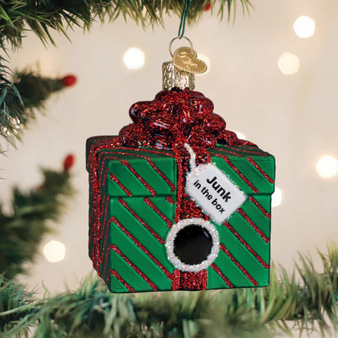 Junk In The Box Ornament, 3.5"