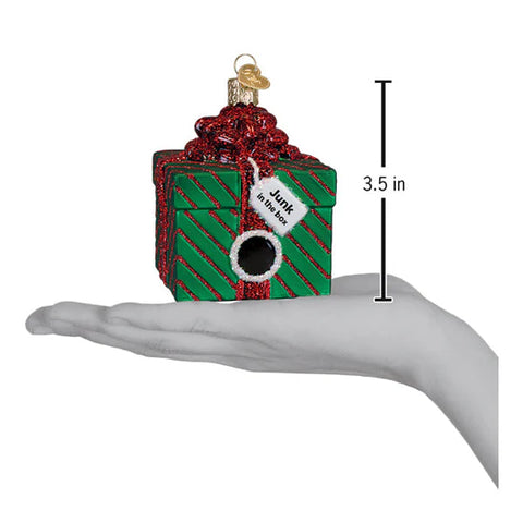 Junk In The Box Ornament, 3.5"