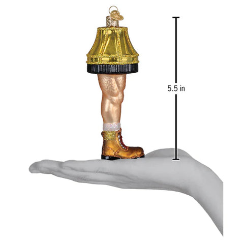 Man Leg Lamp Ornament, 5.5"