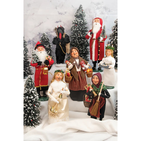 Saint Nicholas Caroler Figurine, 13"