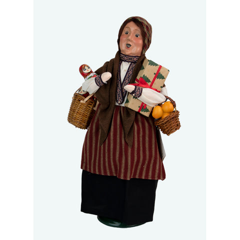 Baboushka Caroler Figurine, 13"