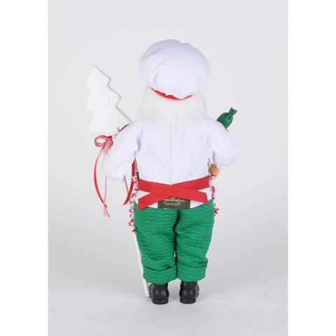 Cookie Tree Baker Santa Figurine, 17"