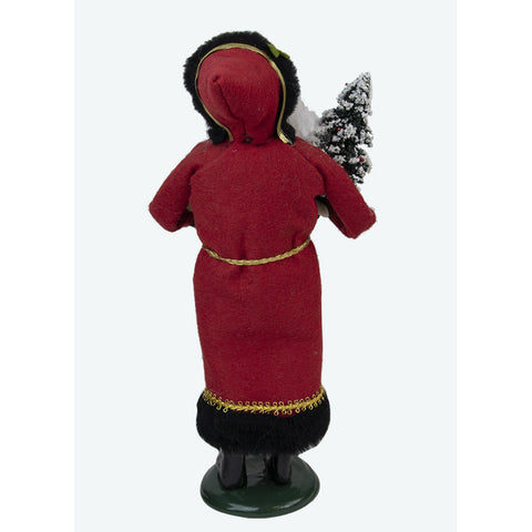 German Santa Caroler Figurine, 13"