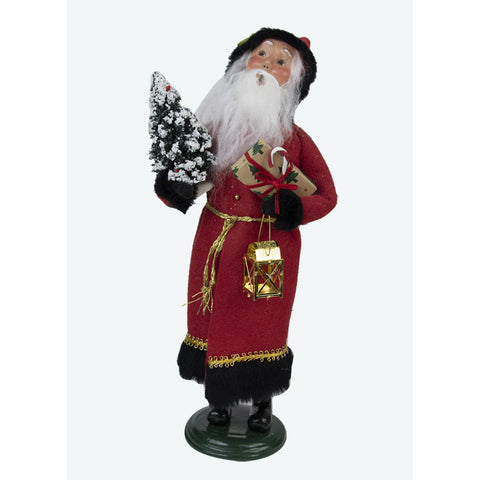 German Santa Caroler Figurine, 13"