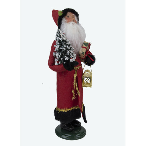 German Santa Caroler Figurine, 13"