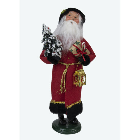 German Santa Caroler Figurine, 13"