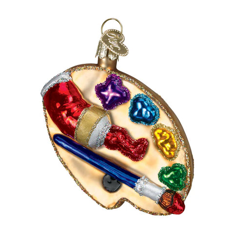 Artist's Palette Ornament, 2.75"