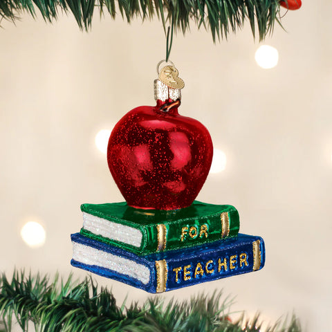 Teacher's Apple Ornament