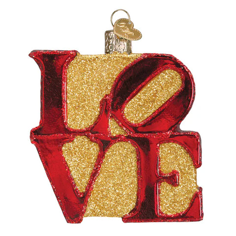 Love Ornament, 3.5"