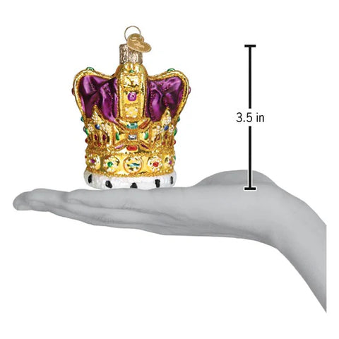King's Crown Ornament, 3.5"