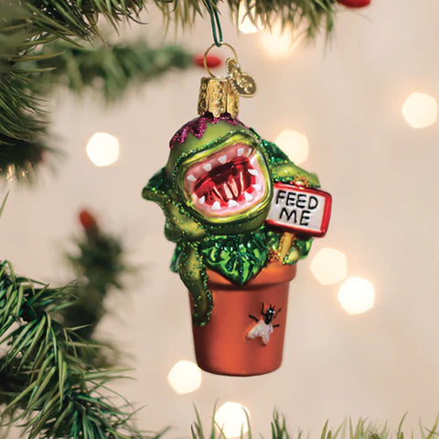 Venus Fly Trap Ornament, 3.25"
