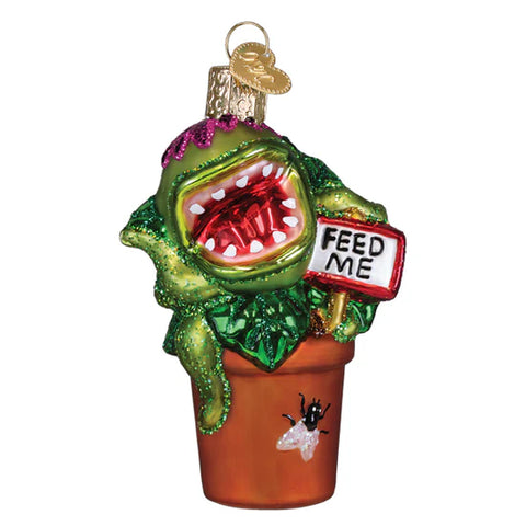 Venus Fly Trap Ornament, 3.25"