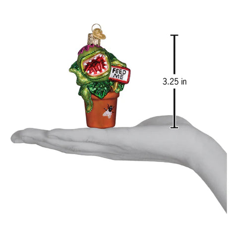 Venus Fly Trap Ornament, 3.25"