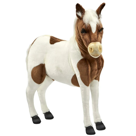 Shetland Pony White & Brown 106 cm.L