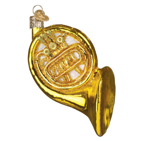 French Horn Ornament, 4.75"