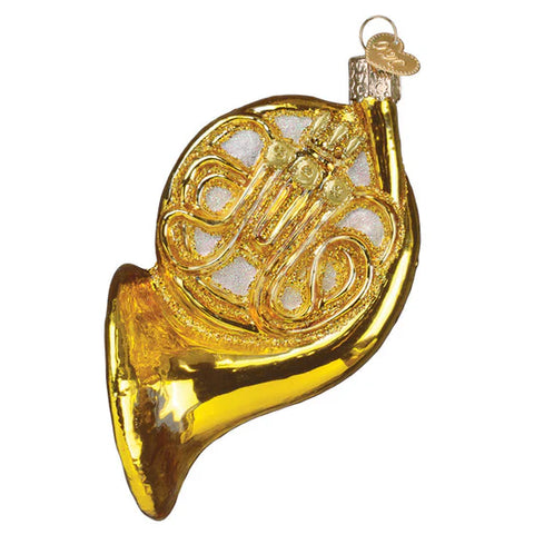 French Horn Ornament, 4.75"