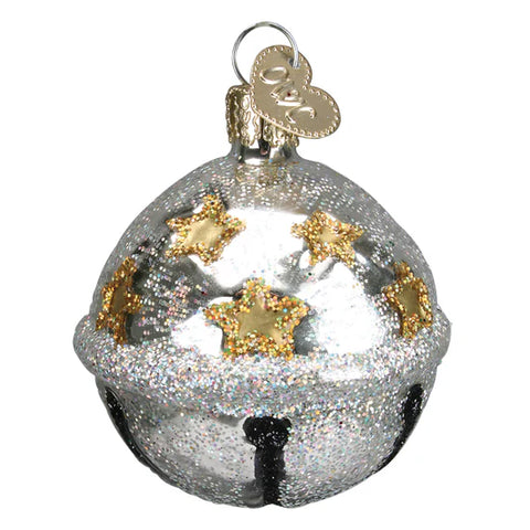 Silver Jingle Bell Ornament, 2.25"