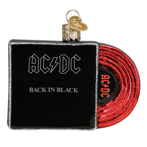 Back In Black Album Cover Ornament, 3"