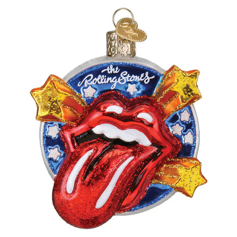 The Rolling Stones Tongue Ornament, 3.25"
