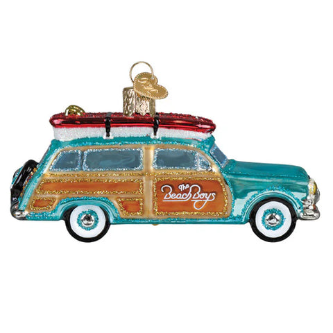 The Beach Boys Surfin' Woody Ornament, 4.75"