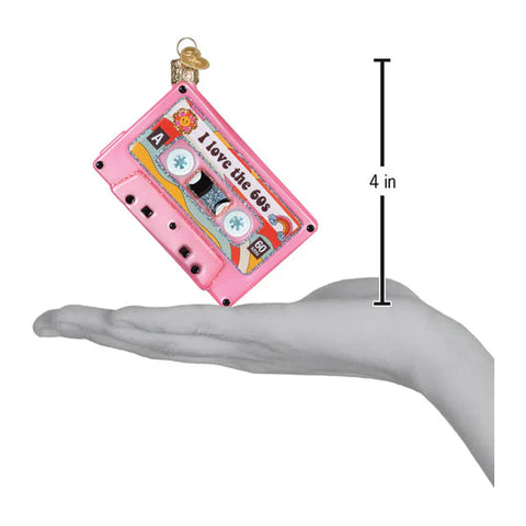 I Love The 60s Ornament, 4"