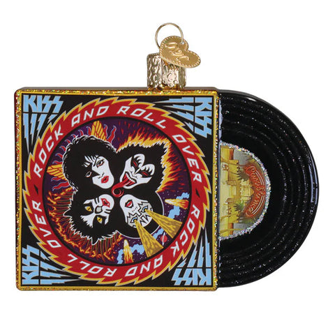 Rock And Roll Over Album Ornament, 3"