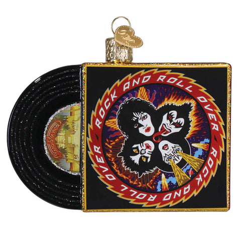 Rock And Roll Over Album Ornament, 3"