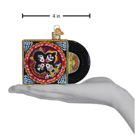 Rock And Roll Over Album Ornament, 3"