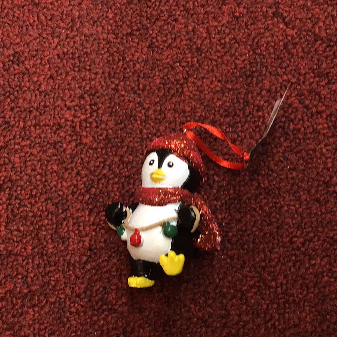 Kurt S. Adler Penguin With Red Hat/Red Scarf