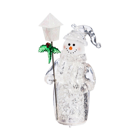 4.5"H LED Cheerful Snowman Ornament (sold individually)